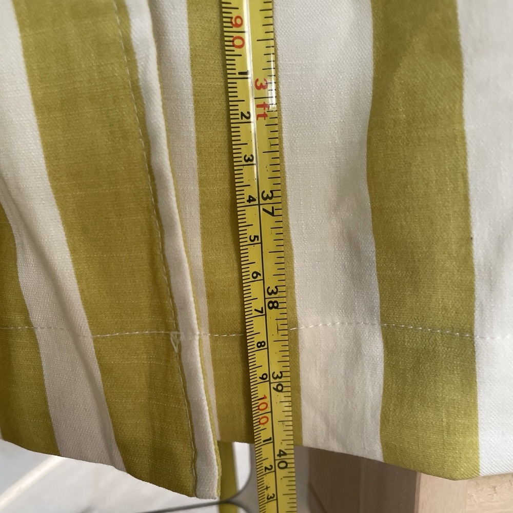 FRNCH Aurela Dress Womens Medium Yellow Stripes - Picture 7 of 9